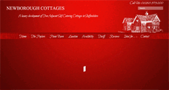 Desktop Screenshot of newboroughcottages.co.uk